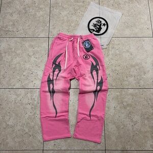 Pink Flame Hellstar Sweatpants